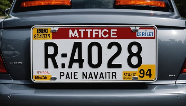 Trouvez la plaque d'immatriculation idéale pour votre auto
