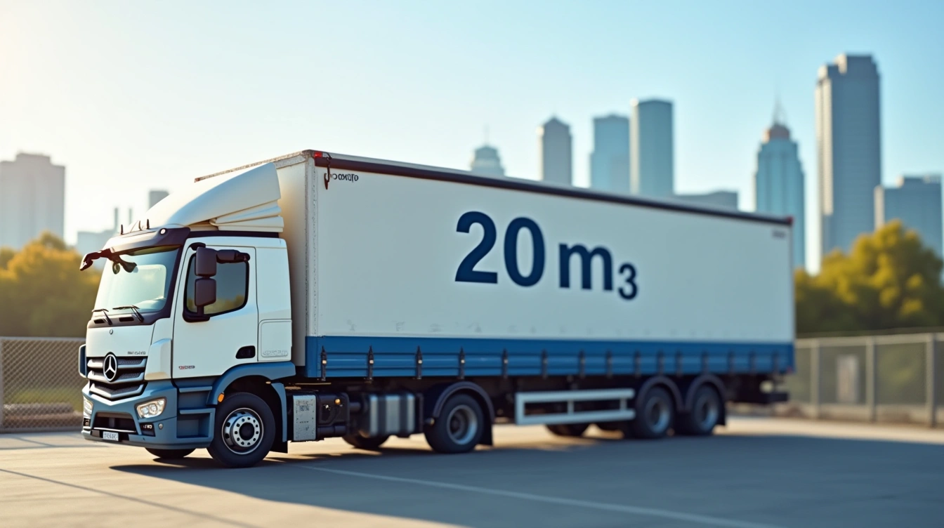 Caractéristiques techniques d’un camion 20m3